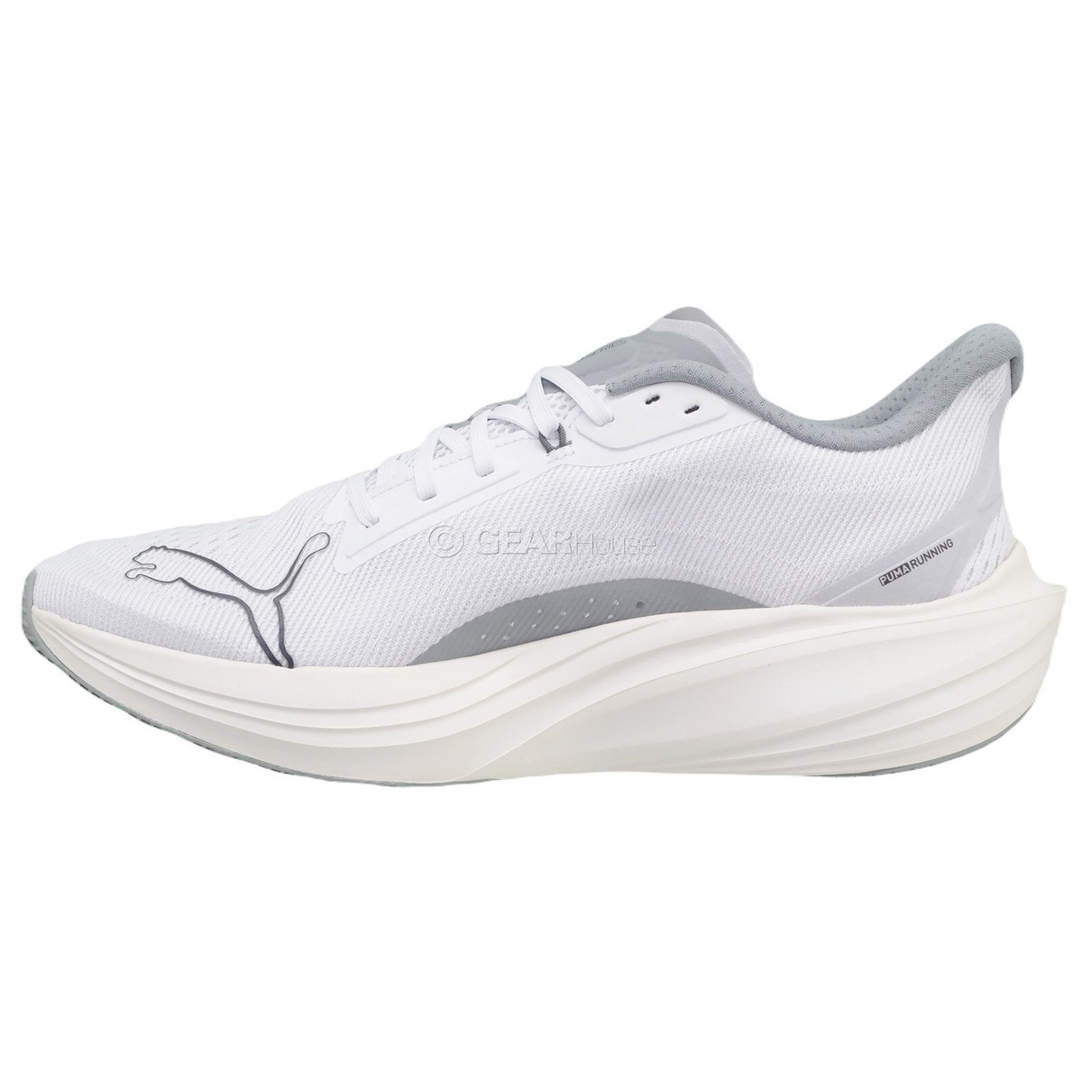 Pume Darter Pro Running Shoe (Sz 11.5) & Earth Day Tee (Sz Lg). Brand New. Mens Puma Darter Pro 31015218 Mens Gray Canvas Lace Up Athletic  main image 2