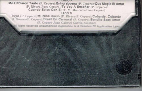 Chiquetete Bohemio en El Amor BRAND NEW-SEALED CASSETTE - Picture 2 of 2