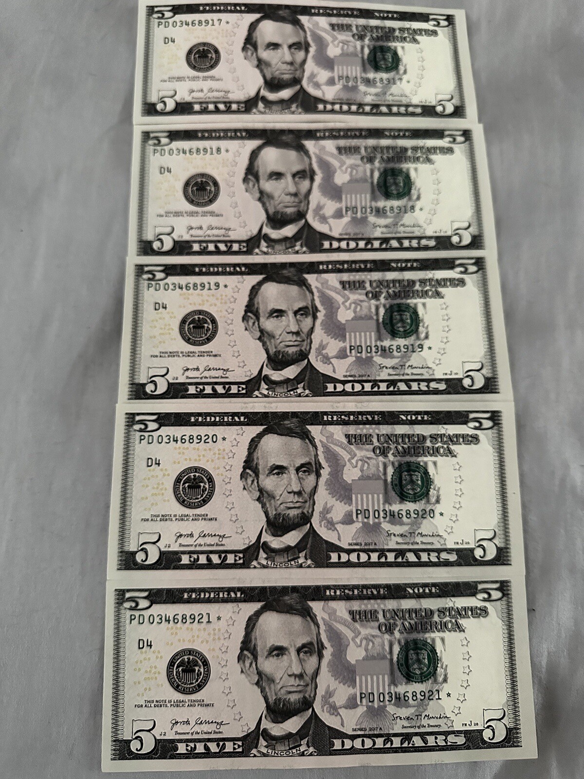 2017 5 Dollar Bill Star Note Value - gfw7vli