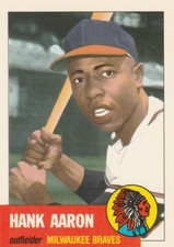 1991 Topps 1953 Archives #317 Hank Aaron Milwaukee Braves