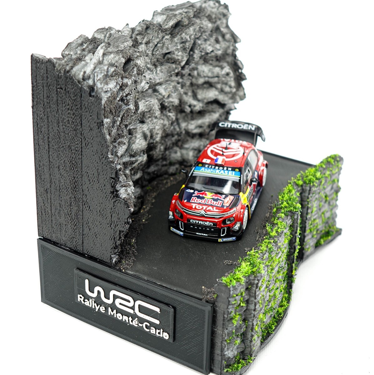 WRC Rallye Monte-Carlo Diorama 3D Printing for 1:43 Scale Die Cast