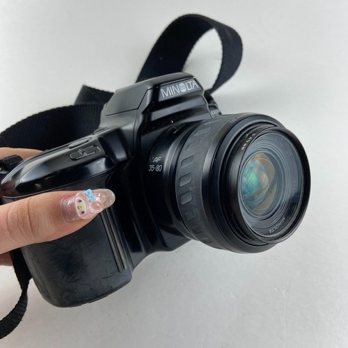 Minolta Maxxum 3xi 35mm SLR Film Camera Black with 35-80mm AF Power Zoom Lens - Picture 5 of 21