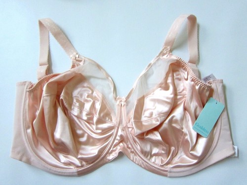 NEW GODDESS KEIRA SATIN MESH Full Coverage BRA 36J GG 38 N JJ 40 L HH H K GD6090 - Picture 4 of 21