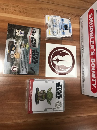 Funko POP! Star Wars Smuggler’s Bounty Box Dagobah Face-Off 284 Luke Skywalker - Picture 5 of 7