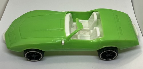 ๐ฅ VTG Gay Toys 537 Green Convertible Chevrolet Corvette Stingray Toy Car 7" F/S - Picture 8 of 12