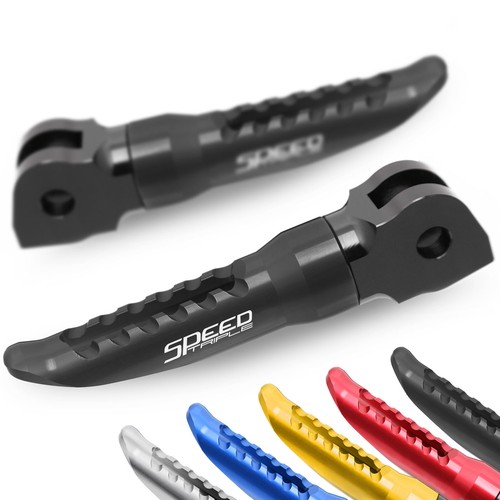 BLACK RANGER Front Foot Pegs Rest For Triumph Speed Triple 1050 / R 2015 2016 17 - Afbeelding 2 van 6