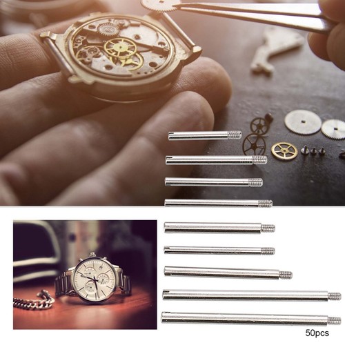 (50pcs) Watch Screw Watch Strap Screw Set Watch Band Strap 10 HR6 - Picture 12 of 22