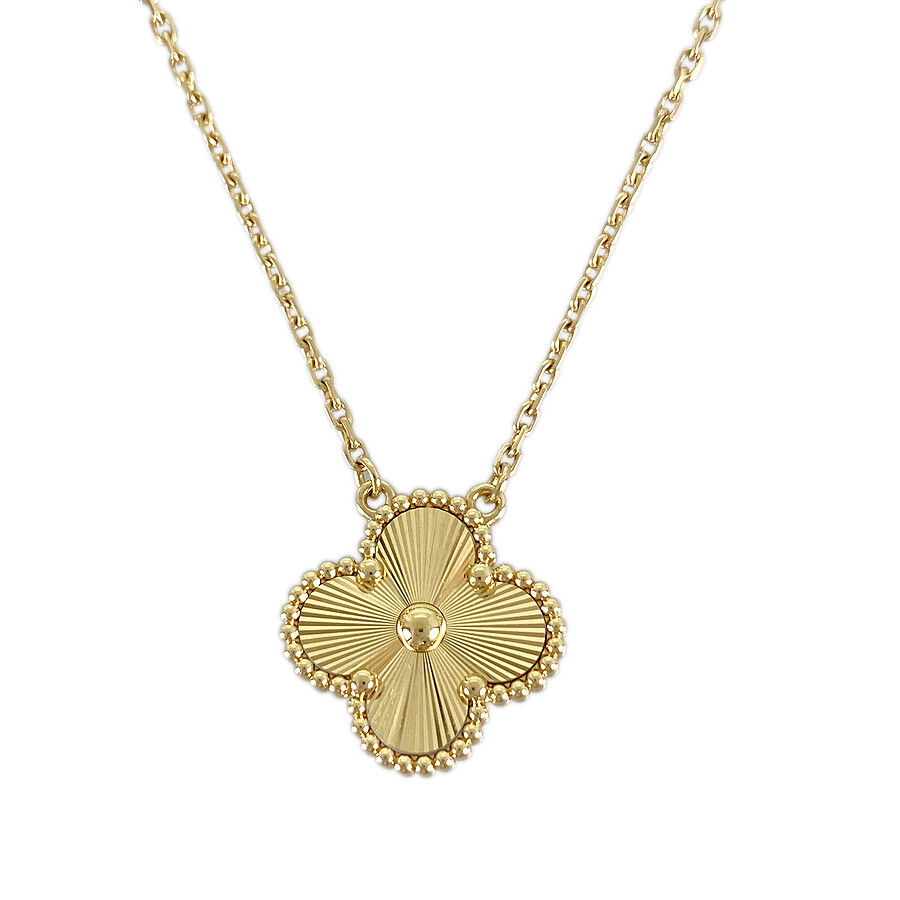 ネックレス・ペンダント × ヴィンテージ(中古) VAN CLEEF & ARPELS VINTAGE ALHAMBRA PENDANT NECKLACE RR2777 Van Cleef & Arpels Vintage Alhambra Necklace with Pendant