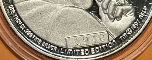 Limited Edition Vince Lombardi Titletown Forever 1oz .999 Silver Round #1940 - Picture 6 of 7