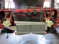 Cxracing Twin Turbo Fmic Aluminum Intercooler 2-in-1-out For Mustang Camaro Cxracing Twin Turbo Fmic Aluminum Intercooler 2-in-1-out For Mustang Camaro