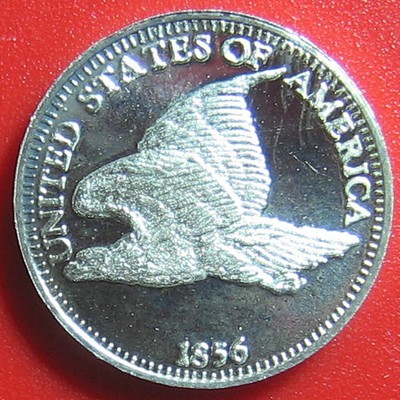 Golden Eagle Mint 1856 Flying Eagle 110 999 Silver Round Medal With Capsule Ebay