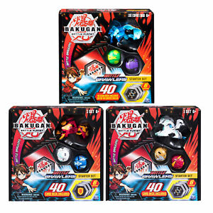 Ventus Krakelios Collectible Transforming Creatures for Ages 6 and Up Bakugan Starter Pack 3-Pack