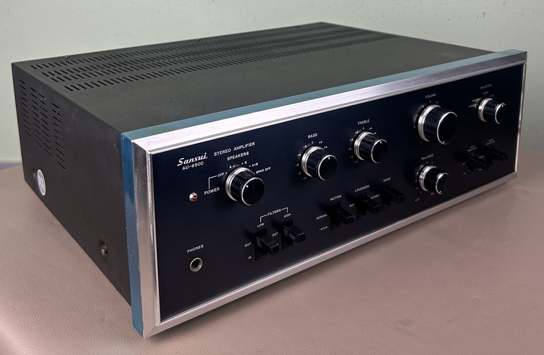 Sansui AU-6500 ステレオアンプ　サンスイ　レコード SANSUI AU 6500 INTEGRATED AMPLIFIER COOL | eBay