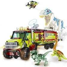 Dinosaur Park Play Set Building Toys for Kids Building Blocks 523 Pieces STEM