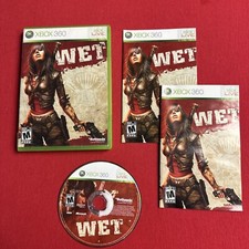 WET - Microsoft XBOX 360 - CIB Complete With Manual Tested Good