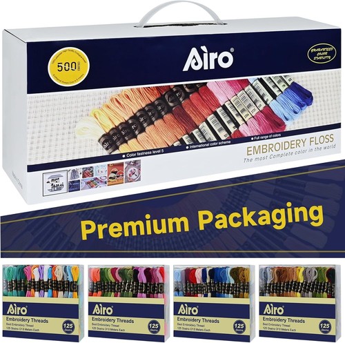 All-in-One 500 Color Craft Floss Set - Premium Quality for Stitching and More - Picture 9 of 10