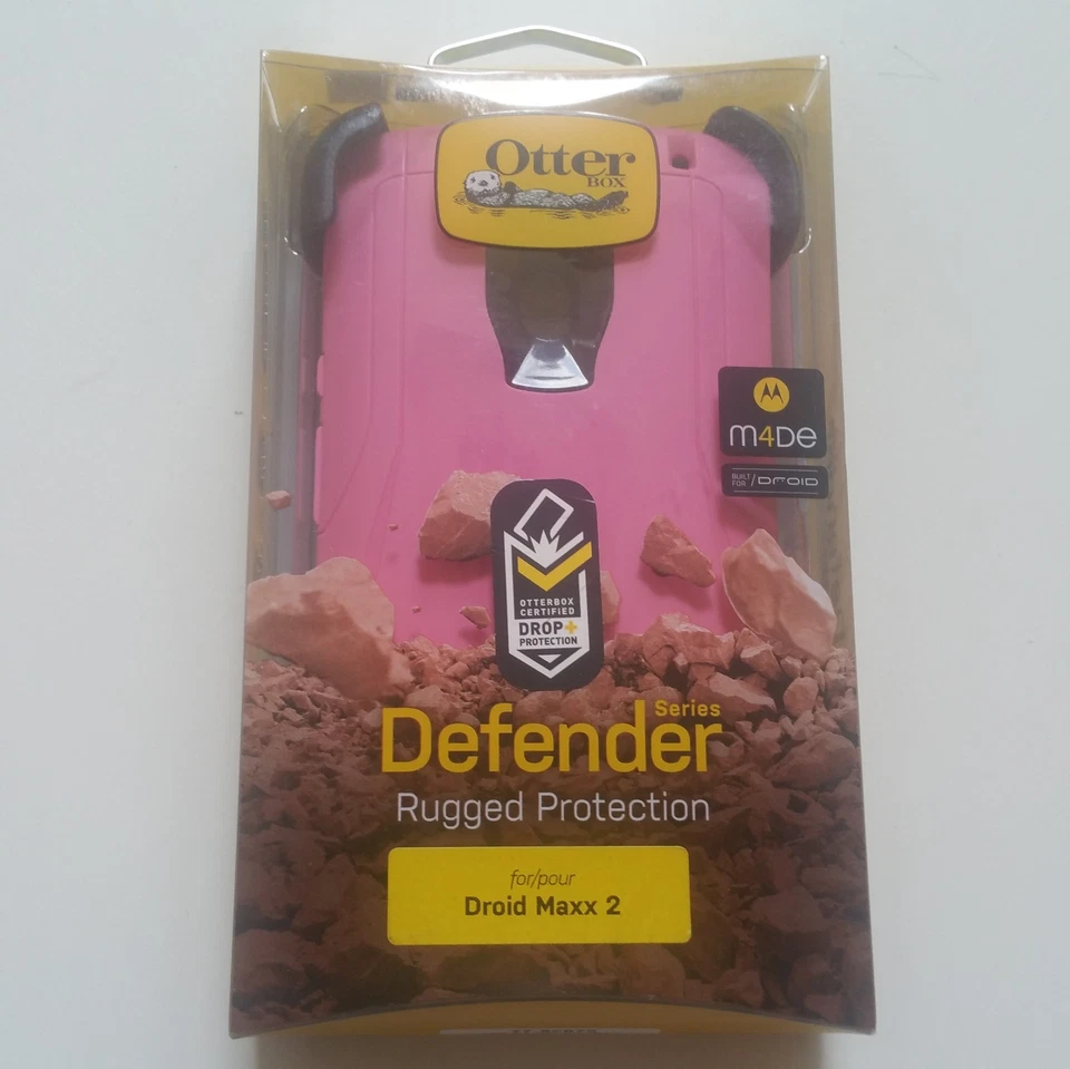 Funda Otterbox Defender para Motorola Droid Maxx 2 Melón PopPink Foto 3 de 4