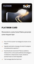 Sixt Platinum Status Upgrade (Bmw Rental - Audi - Volkswagen - Mercedes -Fiat)