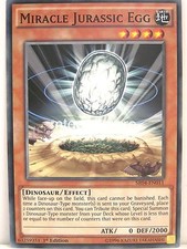 Yu-Gi-Oh 2x #011 Miracle Jurassic Egg - SR04 - Dinosmasher's Fury Structure Deck