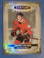 2022-23 Upper D Stature Rookie Jakub Galvas RC 083/399 Chicago Blackhawks #172
