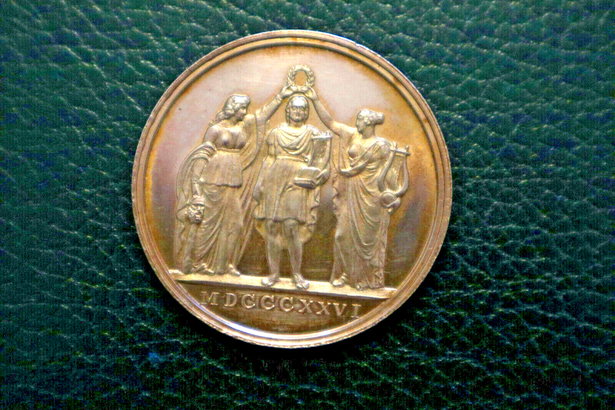 GOETHE メダイル von FRIEDRICH ANTON KÖNIG GOETHE メダイル von