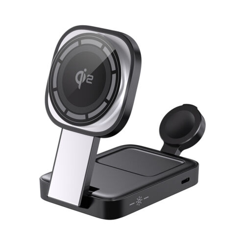 3in1 Wireless Fast Charger Charging Pad Dock for Samsung iPhone Android Phone - Picture 4 of 15