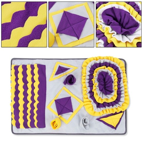 Pet Dog Snuffle Mat Nose Smell Training Blanket Sniffing Pad Slow Feeding Bowl - 第 7/8 張圖片