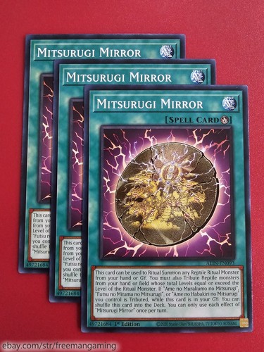 Yugioh Mitsurugi Deck Core Set 21 cartas ALIN Ame No Habakiri Mikoto Aramsa Wousu - Imagen 6 de 8