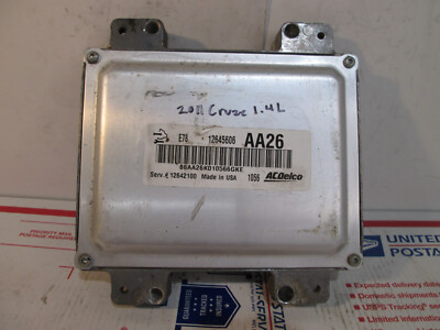     2011 CRUZE ECM ENGINE CONTROL MODULE COMPUTER PCM ECU POWER TESTED AA26 1.4L