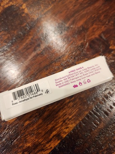 Julep ROSA Nail Color Treat Polish Amethyst Birthstone Glitter for FEBRUARY BNIB - Picture 2 of 2