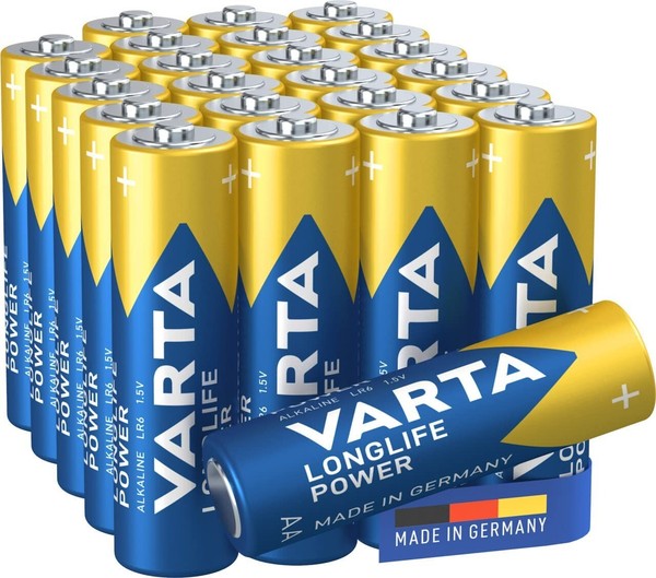 Varta Longlife Power Aa Mignon LR6 Batterie (24Er Pack) Alkaline Batterie-image
