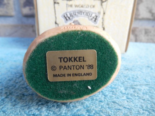 KRYSTONIA COLLECTOR'S #2401 "TOKKLE" WITH CRYSTAL STOKE ON TRENT FIGURINE - Imagen 7 de 13
