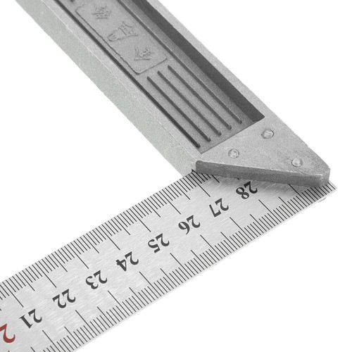 L-square 90°Angle Ruler Metal Measuring Tool Right Angle Carpenters Rulers - Picture 4 of 11