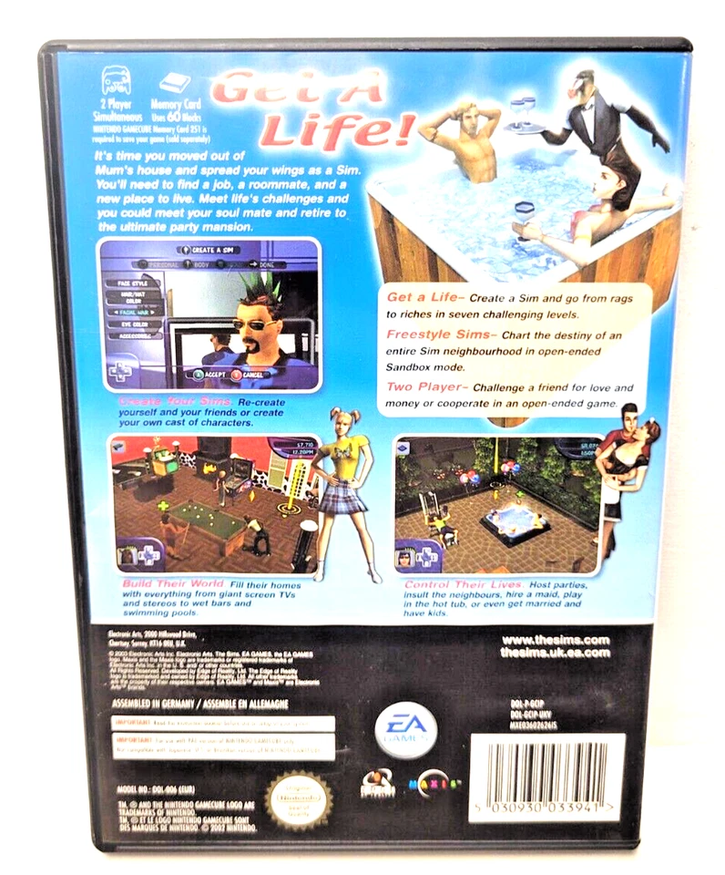 The SIMS Nintendo GameCube PAL UK EXCELLENT Condition COMPLETE with manual - Image 2 of 4