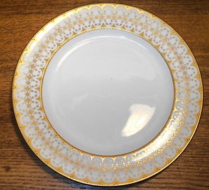 Fancy-Porcelain-Dinner-Plate-Royal-Crown-Derby-England-10-1-4-034