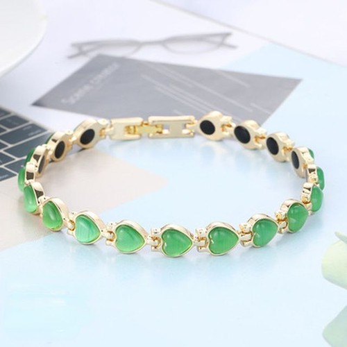 Women Opal Magnetic Bracelet Cat's Eye Stone Bangles Health Care Bracelets 1Pc - Picture 37 of 45