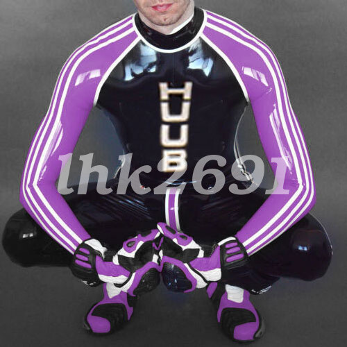 Nuevo Estilo Látex Hombres Trajes de Carreras Hermoso Ajustado Gatito 0,4 mm Talla S-XXL - Imagen 13 de 13