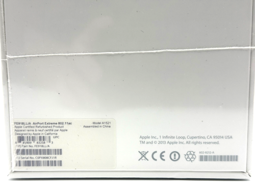 Apple AirPort Extreme Base Wi-Fi Router A1521 APPLE Certified Product SEALED - Picture 7 of 14