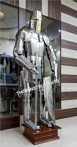 Armour Collectibles Medieval Wearable Knight CRUSADOR Full Suit of Armor Costume - Picture 2 of 10