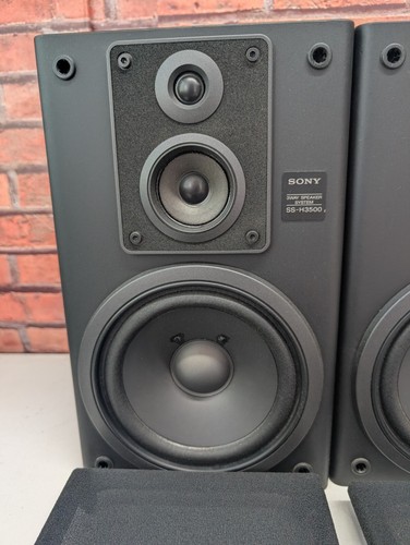 Altoparlanti da scaffale hifi vintage Sony SS-H3500 6 Ohm da 45W a 90W - Foto 5 di 11