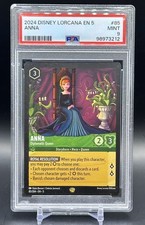 2024 Disney Lorcana PSA 8 ANNA DIPLOMATIC QUEEN EN5 85 GEM MINT Shimmering Sky
