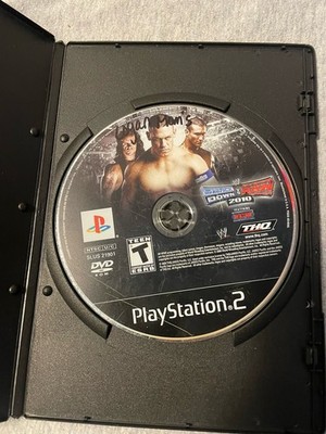 WWE Smackdown Vs. Raw 2010 - Sony Playstation 2 PS2 Tested Authentic - Disc Only