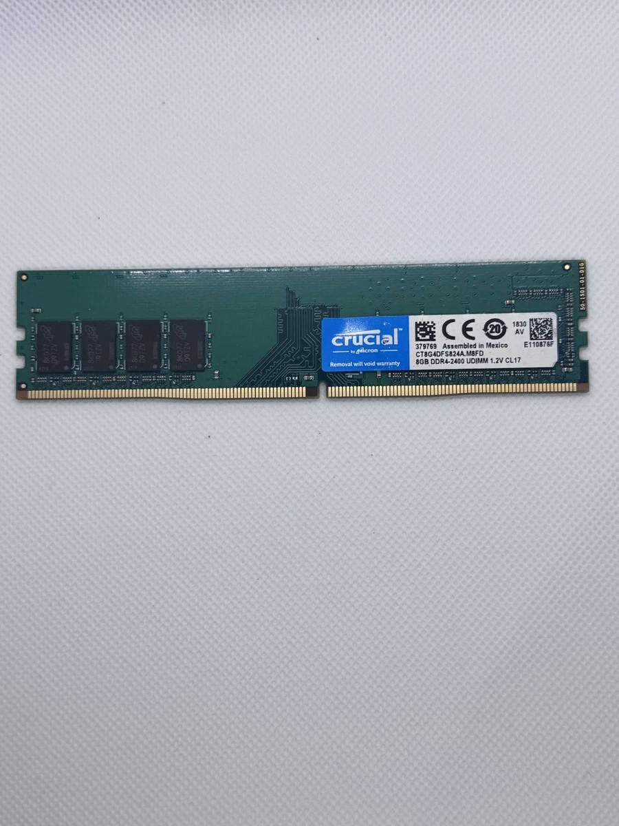 Crucial DDR4 SDRAM 8 GB Capacity per Module Memory (RAM) for sale