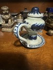 Antique Chinese Blue and White Porcelain Oil Lamp Old Lines — photo 3