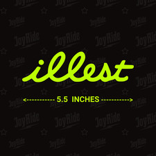 Illest Decal Sticker Illest Lowered Jdm Kdm Stancenation Hellaflush Car Window