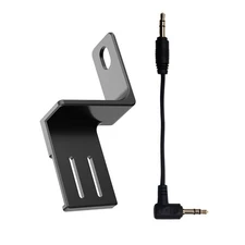 Alloy Microphone Expansion Mount + Adapter Cable for Insta360 X4 Camera