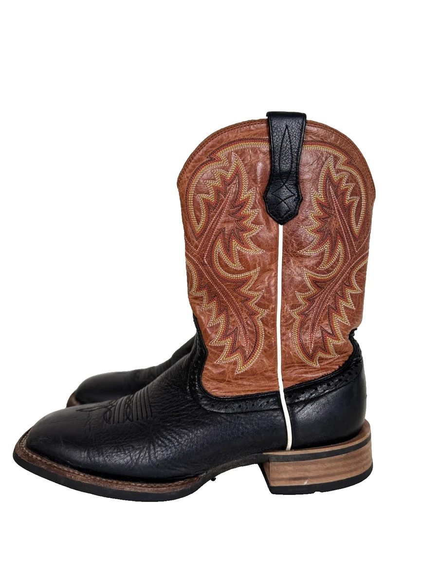 Ariat Quickdraw Western Boots Mens 9 D Square Toe Brown Black Leather 10002221 $_12.JPG?set_id=880000500F main image 2