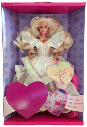 New Secret Hearts Barbie Doll - 1992 (7902) Box Yellowing