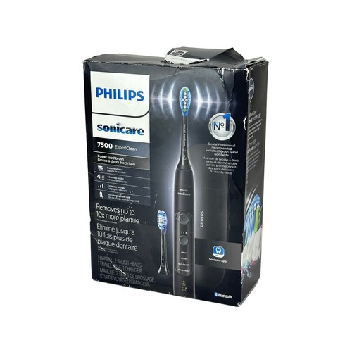 Philips ExpertClean 7500 Wiederaufladbare Elektrische Zahnbürste - Schwarz (HX9690/05)