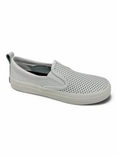Sperry Women's Crest Twin Gore Perforated Slip On Sneakers White Size 5 STS85341